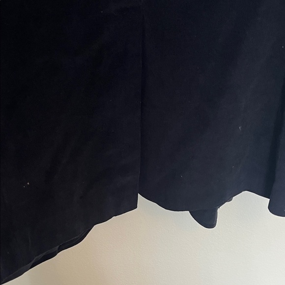 Corduroy NavyBlazer Tan Suede Elbow Patches Classic Preppy Menswear Vintage 46L - Picture 6 of 7